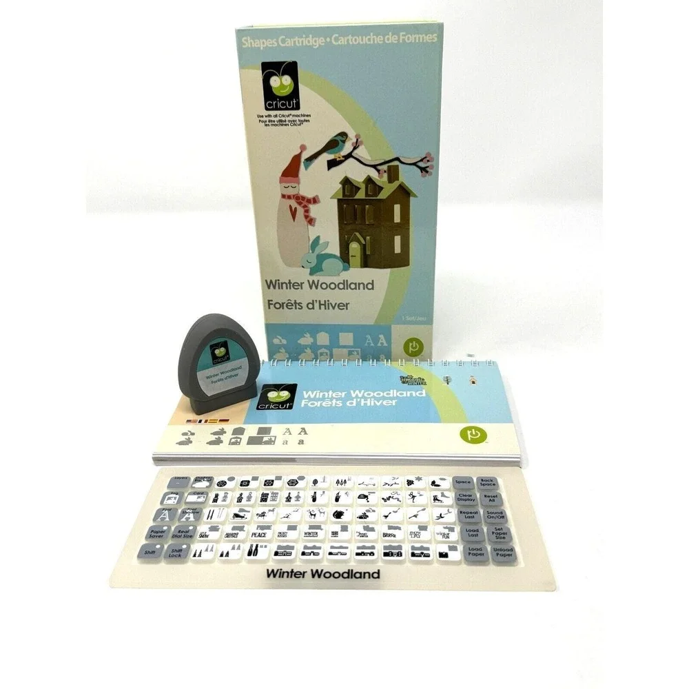 Cricut Shapes Cartridge ~ WINTER WOODLAND ~ 29-1046 ~ Used